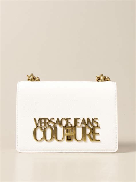 versace jeans couture crossbody bag white|Versace Jeans Couture bags outlet.